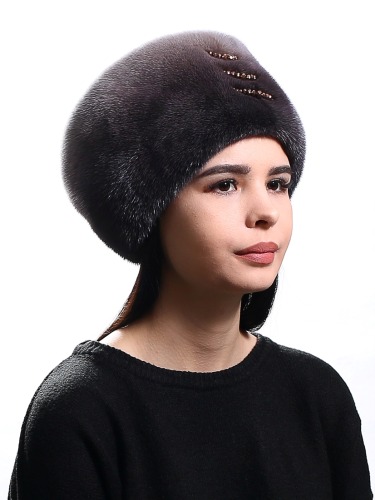 Модные зимние шапки для женщин из меха