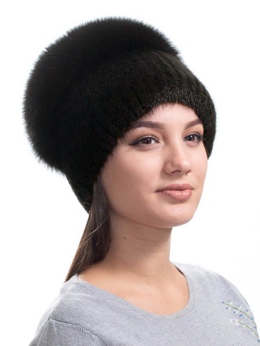 Модные шапки из песца зимние