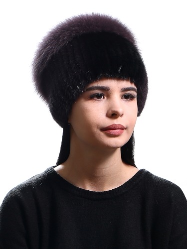 Модные шапки из песца зимние