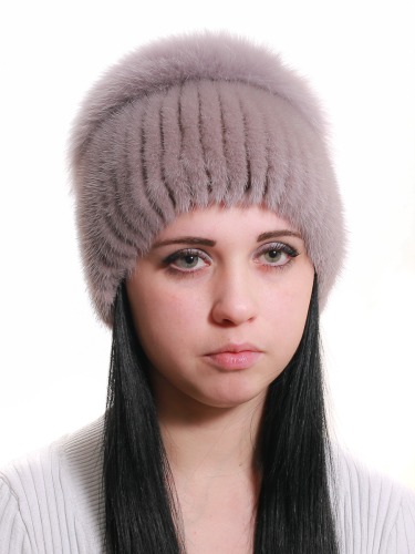 Модные шапки из песца зимние