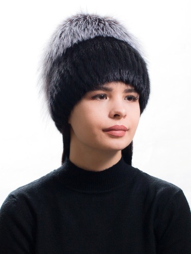 Модные шапки из песца зимние